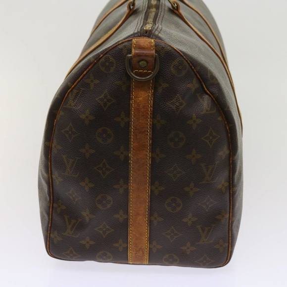 LOUIS VUITTON Monogram Keepall Bandouliere 50 Boston Bag M41416 LV Auth ki3982 - Picture 4 of 16